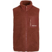 Jack And Jones Mens Teddy Gilet - Brandy Brown - M