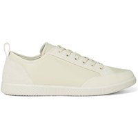 Calvin Klein Mens Leather Trainers - Dark Ecru - 10