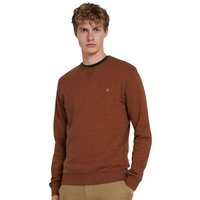 Farah Mens Tim Sweatshirt - Dark Teak Marl - 2XL