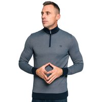 Tommy Bowe XV Kings Clothing Mens Utah Warriors 1/4 Zip Sweater - Ghost Dot - 2XL