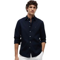 Tommy Hilfiger Mens TH Flex Regular Fit Poplin Shirt - Desert Sky - XL