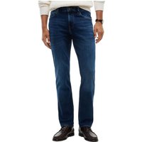 Tommy Hilfiger Mens Denton Whiskered Slim Straight Leg Jeans - Dark Blue - 28W X 30L