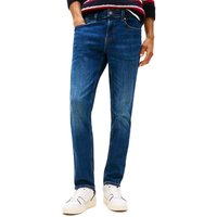 Tommy Jeans Mens Scanton Whiskered Slim Jeans - Denim Dark - 30W X 30L
