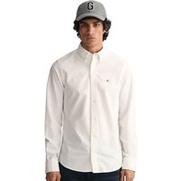 GANT Mens Slim Fit Classic Oxford Shirt - White - 2XL