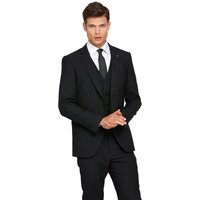 Benetti Mens James Tapered Fit Suit Jacket - Black - 40L