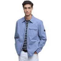 Barbour International Mens Maze Peached Overshirt - Washed Blue - S