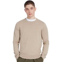 Farah Mens Mullen Cotton Knit - Hazelnut Marl - 2XL