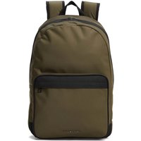 Tommy Hilfiger Metal Logo Double Zip Backpack - Army Green - One