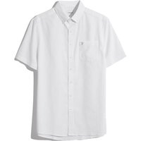 Farah Mens Wilkins Short Sleeve Shirt - White - 2XL