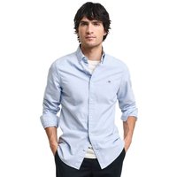GANT Mens Slim Fit Classic Oxford Shirt - Light Blue - S