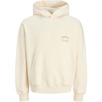Evolve Clothing Enjoy 80% Off Jack and Jones Mens Austin Hoodie Ecru 3XL