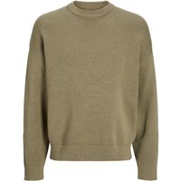 Jack And Jones Mens Kobe Spring Knit Sweater - Silver Sage - XL