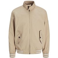 Jack And Jones Mens Ralph Harrington Jacket - White Pepper - 2XL