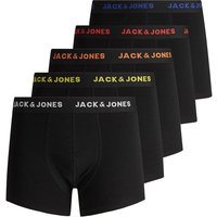 Jack And Jones Mens Friday 5-Pack Trunks - Black - L