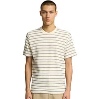 Selected Homme Mens Django Stripe T-Shirt - Oceana/Egret - S