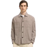 Selected Homme Mens Henry Relaxed Fit Overshirt - Sand - L