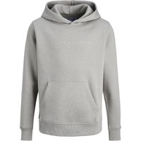 Jack And Jones Boys Logo Hoodie - Ultimate Grey - 10