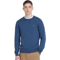 Farah Mens Mullen Cotton Sweater - Cold Metal - M