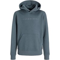 Jack And Jones Boys Star Logo Hoodie - Stormy Weather - 10