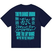 Edwin Mens Tokyo Dance Union T-Shirt - Maritime Blue - XS