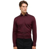 Eterna Mens Structured Slim Shirt - Burgundy - 42