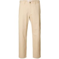 Selected Homme Mens Harry Regular Twill Trousers - Oatmeal - 33W x 32L