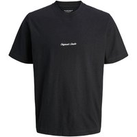 Jack And Jones Mens Norrebro Emb T-Shirt - Black - XL