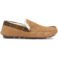 Barbour Mens Monty Suede Slippers - Camel - 7