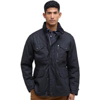 Barbour Mens Sapper Waxed Jacket - Black - L