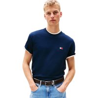 Tommy Jeans Mens Tonal Tommy Badge T-Shirt - Dark Night Navy - S