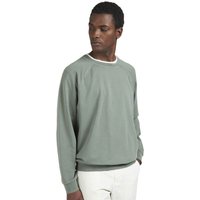 Paul & Shark Mens X-Soft Garment-Dyed Cotton Sweatshirt - Lily Pad - XL