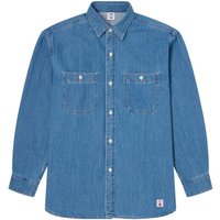 Edwin Mens Work Shirt - Blue (Light Used) - M