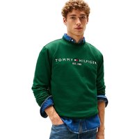Tommy Hilfiger Mens TH Flex Logo Sweatshirt - Ornamental Green - 2XL