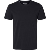 Selected Homme Mens New Pima T-Shirt - Black - XL