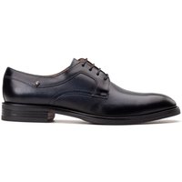 Base London Mens Sleeve Waxy Derby Shoes - Navy - 9