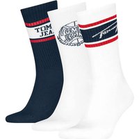Tommy Jeans Mens 3-Pack Giftbox Socks - White - 6-8