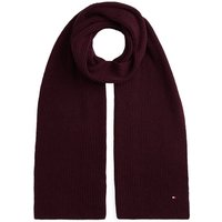 Tommy Hilfiger TH Flag Pima Cotton Cashmere Scarf - Deep Burgundy - One