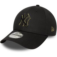 New Era New York Yankees MLB Outline 9FORTY Adjustable Cap - Black - One