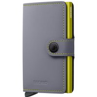 Secrid Miniwallet - Matte Grey & Lime - One