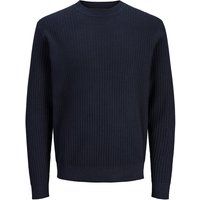 Jack And Jones Mens Barkley Knit Sweatshirt - Night Sky - 2XL