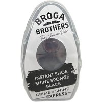 Broga Brothers Instant Shoe Shine Sponge - Black - One