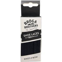 Broga Brothers 180cm Flat Shoe Laces - Black - One