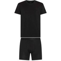 Tommy Hilfiger Mens T-Shirt & Boxer Brief Gift Box - Black - M