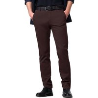 Meyer Mens Bonn Oslo Stretch Chinos - Burgundy - 32W X 32L