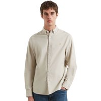 Farah Mens Brewer Slim Fit Oxford Shirt - White Smoke - 3XL