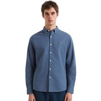 Farah Mens Brewer Slim Fit Oxford Shirt - River Bed - 2XS