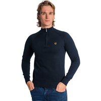 Tommy Bowe XV Kings Clothing Mens Unione 1/4 Zip Sweater - Classic Navy - L