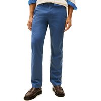 Tommy Hilfiger Mens Denton Textured Print Straight Leg Trousers - Aegean Sea - 36W x 30L