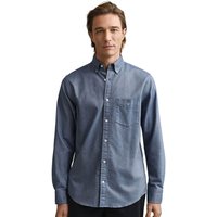 GANT Mens Regular Fit Classic Oxford Shirt - Persian Blue - L