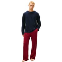 Tommy Hilfiger Mens TH Jersey Pyjama Gift Box - Desert Sky/Red - S
